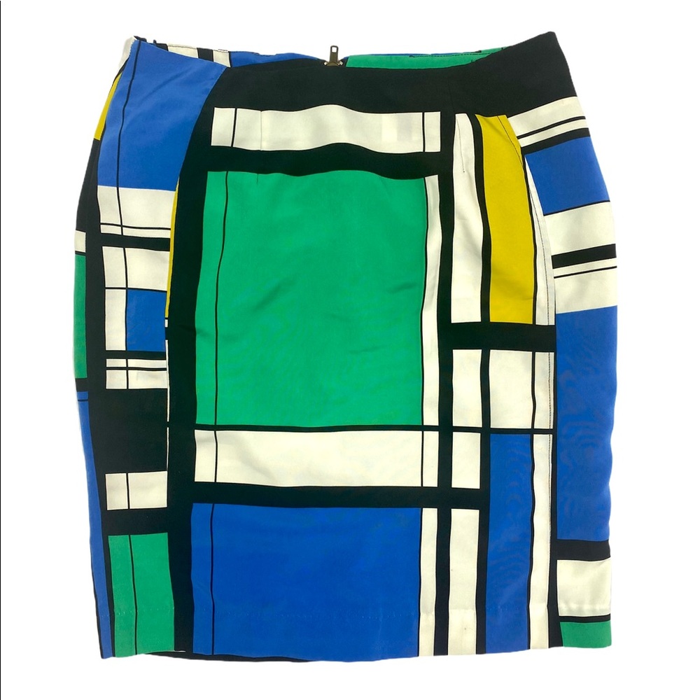 Color block skirt